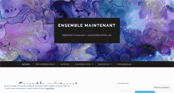 Desktop Screenshot of ensemblemaintenant.com